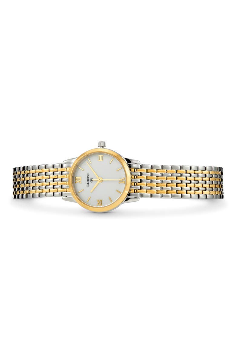 Classic Bracelet Watch, 20mm, Alternate, color, BI-METAL