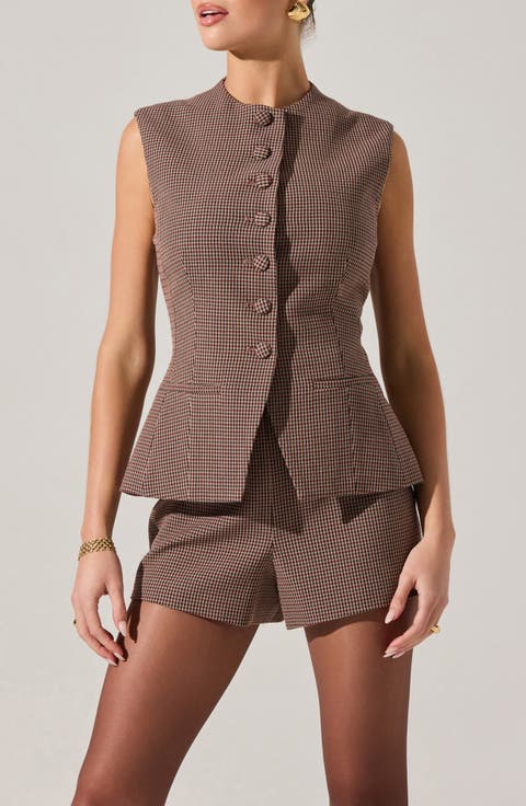 Giselle Check Vest