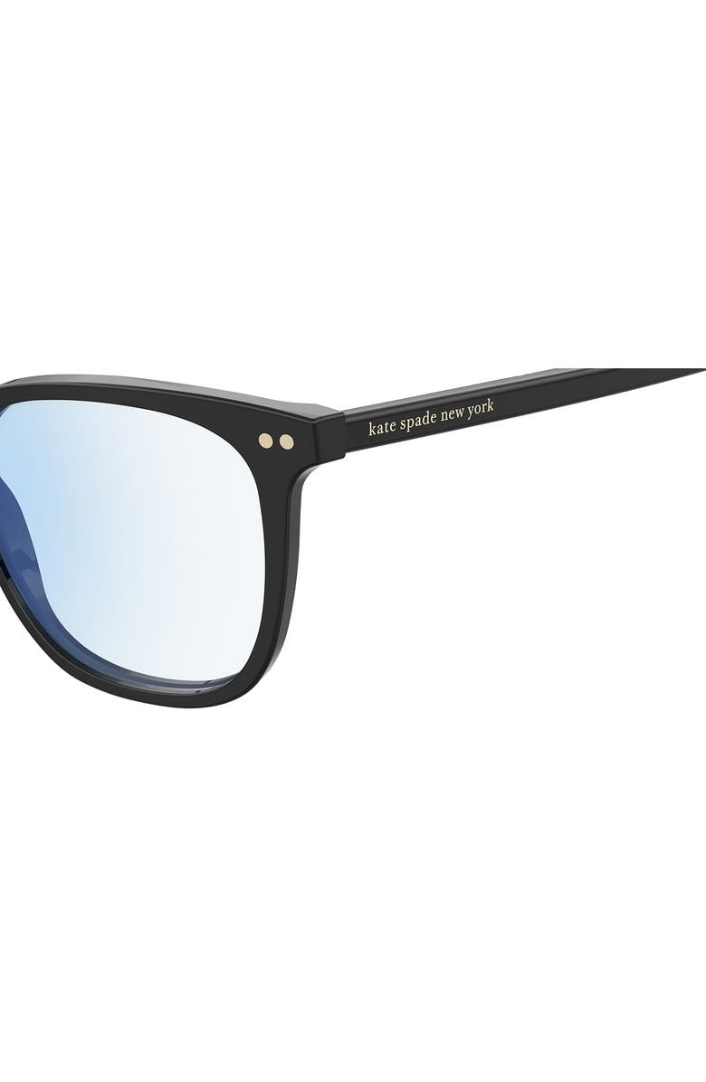 Kate Spade New York rosalie 51mm blue light blocking reading glasses, Alternate, color,