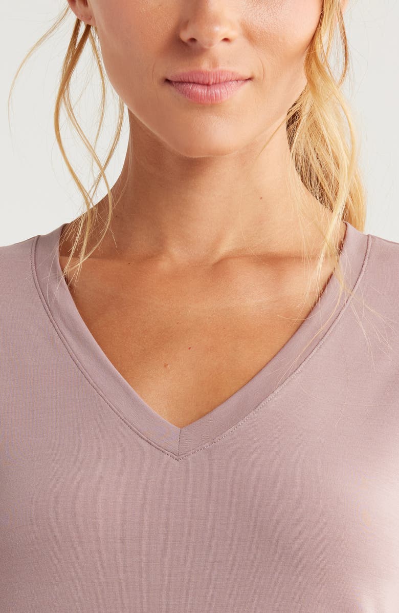 Zella Breathe Active T-Shirt, Alternate, color, Purple Moon