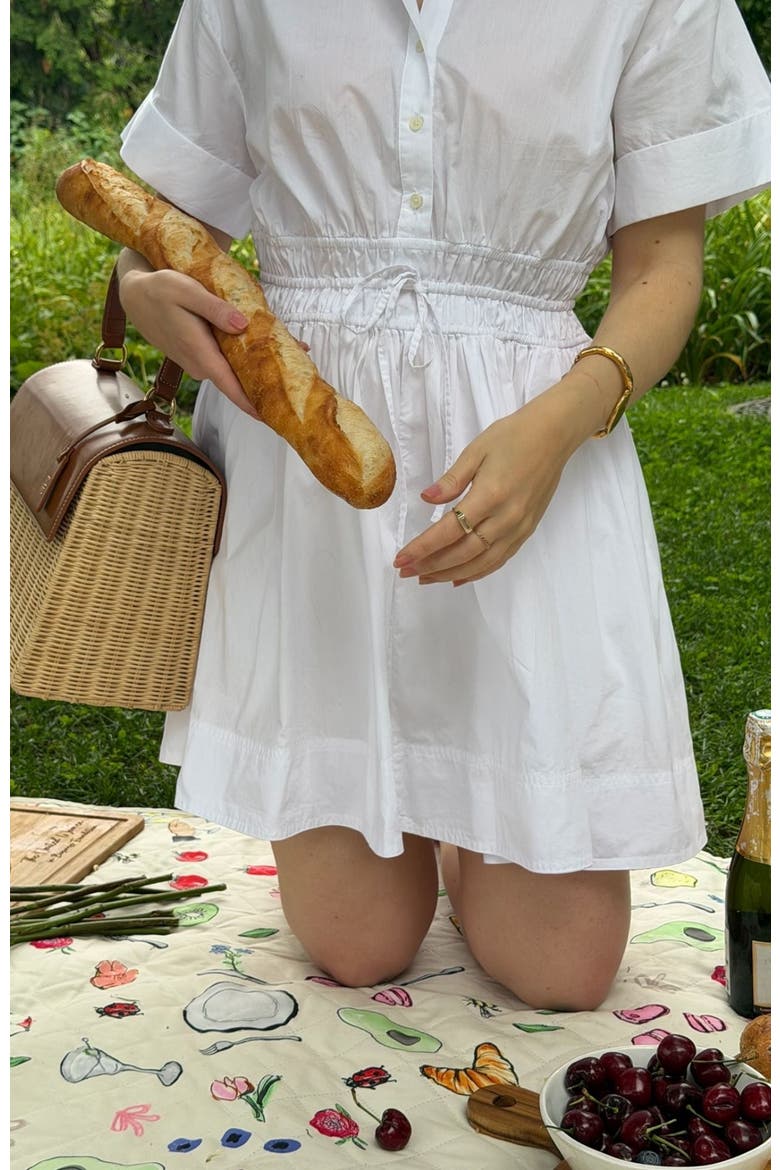 THE PICNIC BLANKET, Alternate, color, Cream Base with pastel colors