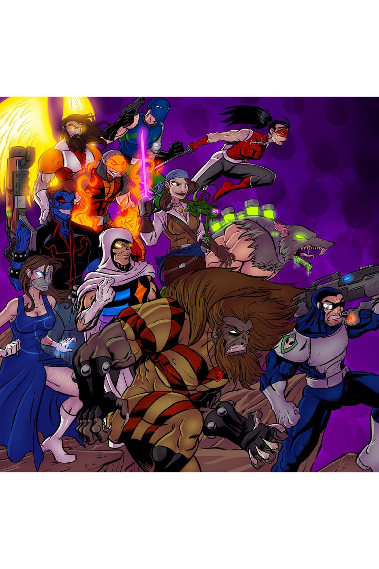 Villains Of The Multiverse Comic Book Game Card Game, Alternate, color, Multicolored