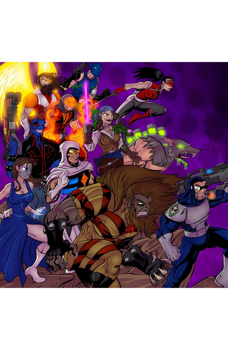 Greater Than Games, LLC Villains Of The Multiverse Comic Book Game Card Game, Alternate, color, Multicolored