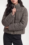 Noize Brigitte Cable Knit Puffer Jacket