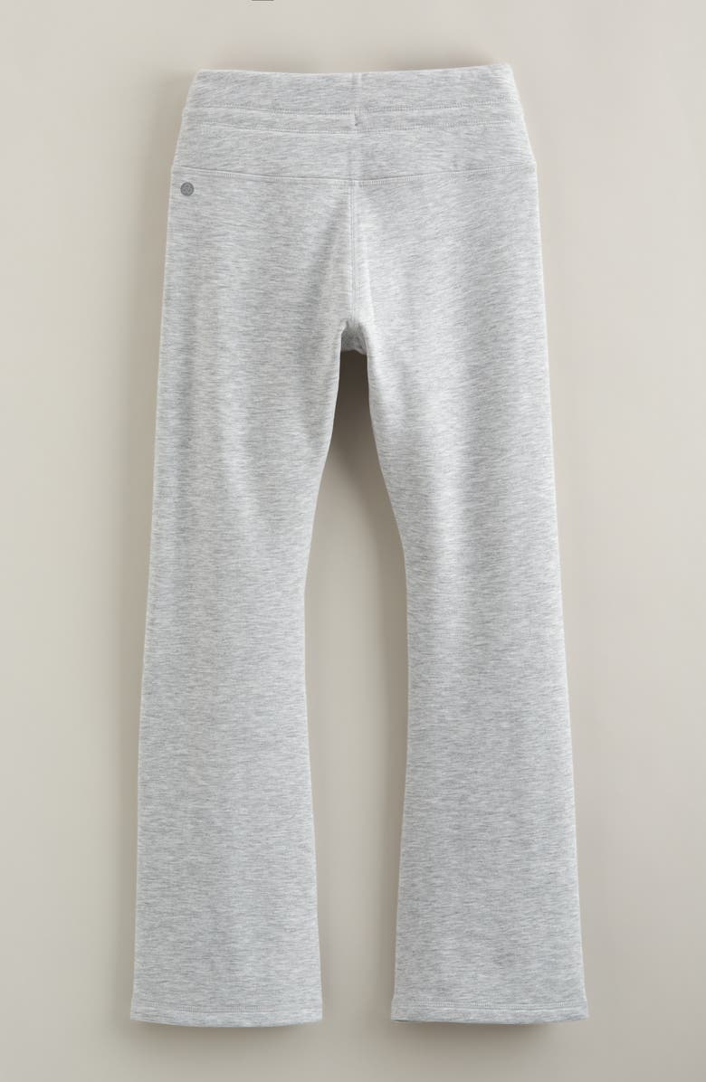 Zella Girl Kids' Aspire Fleece Flare Sweatpants, Alternate, color, Grey Light Heather