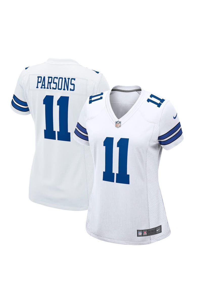Nike Women's Nike Micah Parsons White Dallas Cowboys Game Jersey, Main, color, 