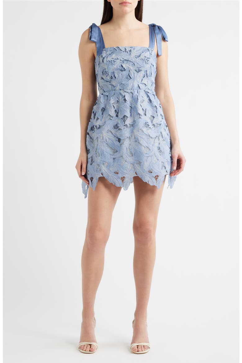 Micah Lace Minidress, Main, color, PERIWINKLE