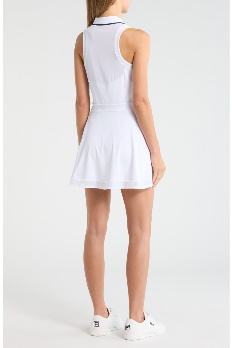 Veronica Polo Dress & Shorts Set, Alternate, color, BRIGHT WHITE