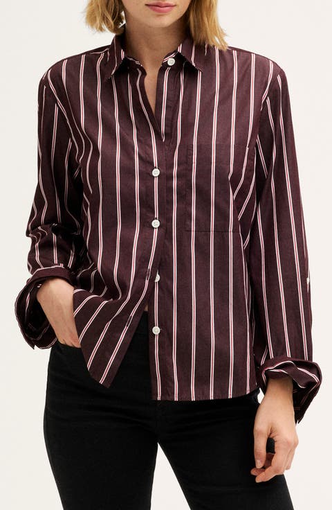The Signature Stripe Y-Neck Shirt