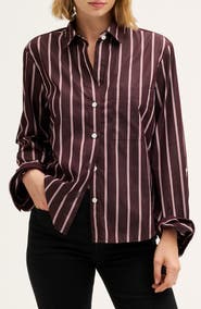 Madewell The Signature Stripe Y-Neck Shirt