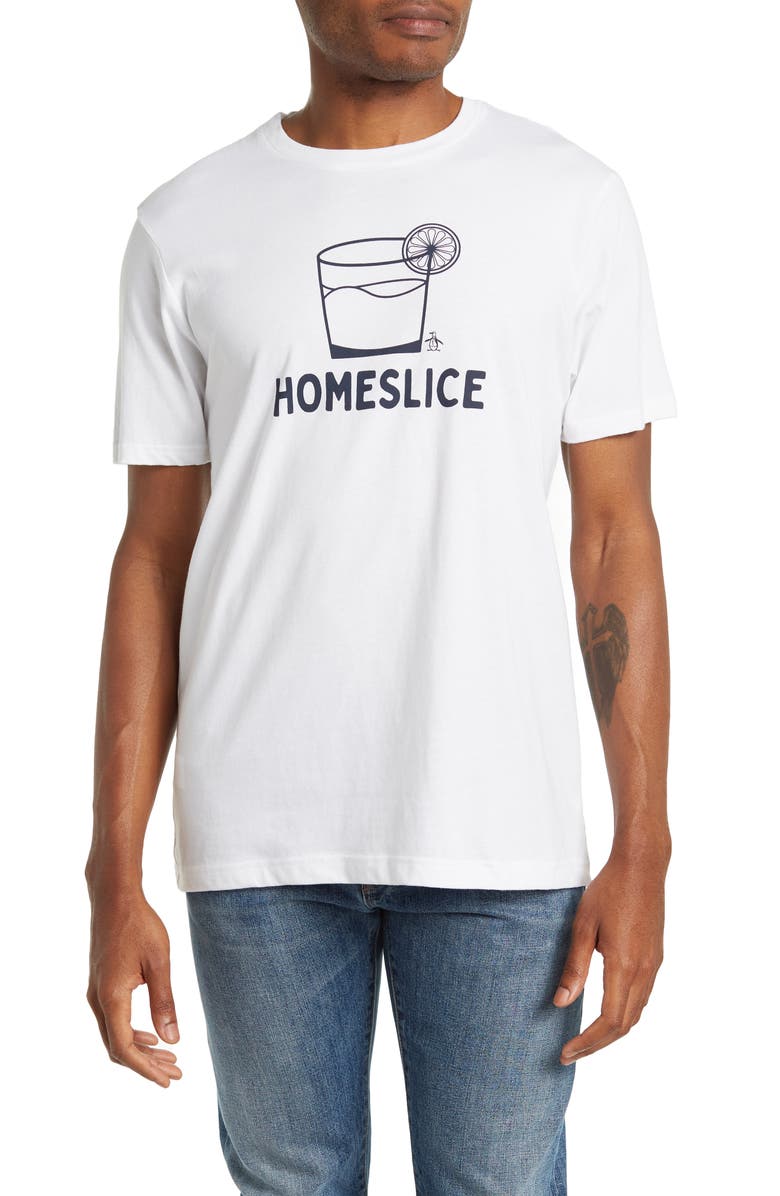 Original Penguin Homeslice Graphic T-Shirt, Main, color, 