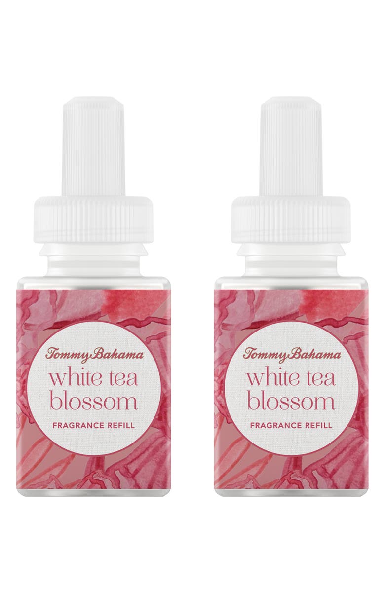 PURA x Tommy Bahama 2-Pack Smart Fragrance Diffuser Refills, Main, color, White Tea Blossom