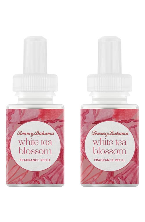 Pura X Tommy Bahama Maui Mango 2-pack Smart Fragrance Diffuser Refills In White Tea Blossom