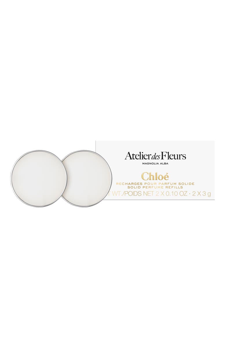 Chloé Atelier des Fleurs Magnolia Alba Solid Perfume Refills, Alternate, color, 
