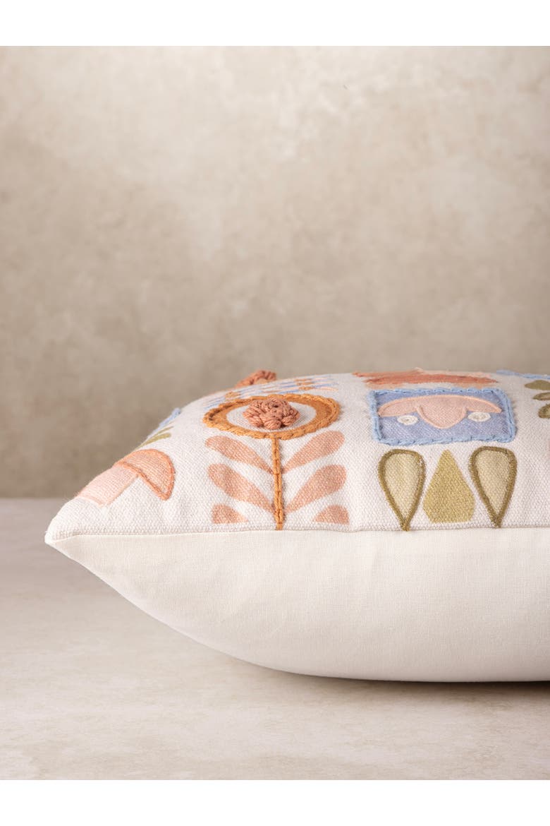 Fontana Throw Pillow Cover, Alternate, color, Multicolored