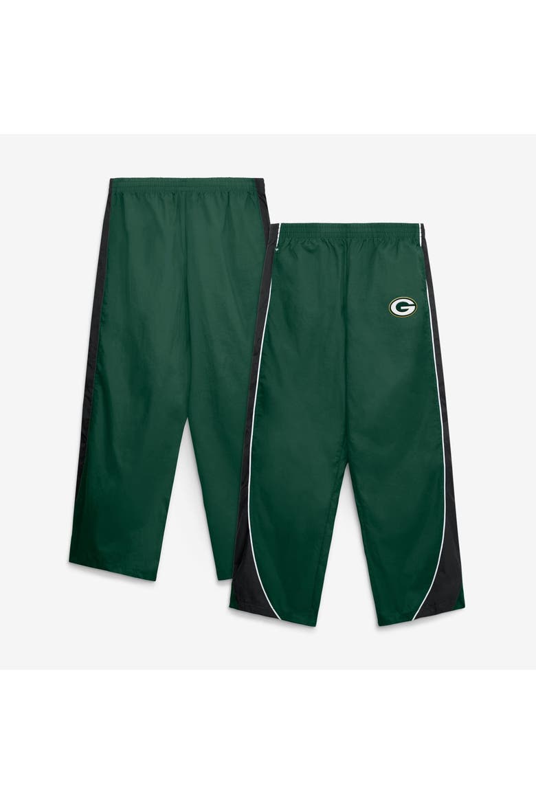 Women's Fanatics Green/Black Green Bay Packers Team First Backwards Lateral Nylon Pants, Main, color, Green