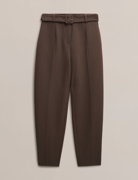 Trina High-Waist Barrel Trousers
