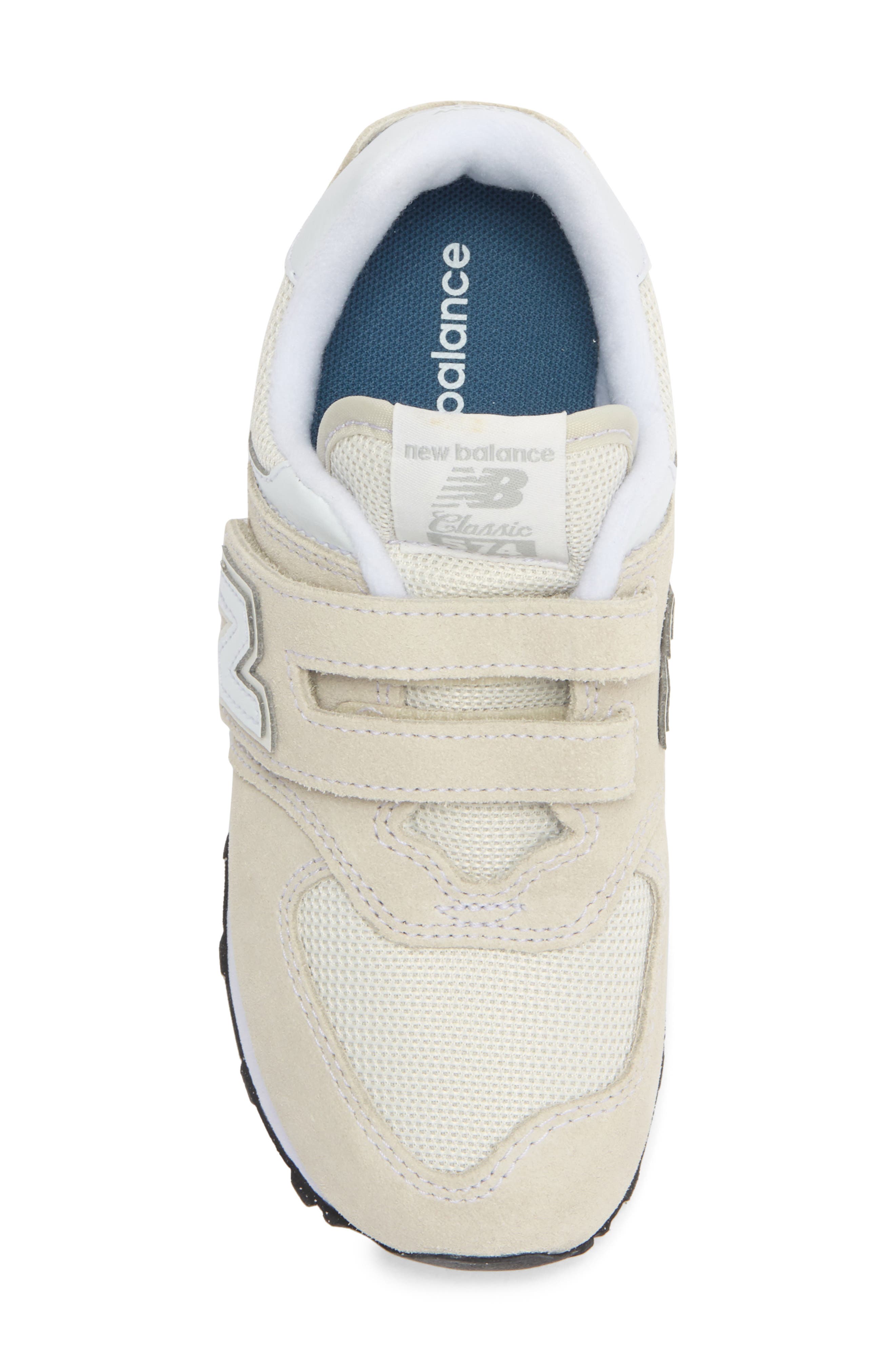 New Balance Kids' 574 Sneaker, Alternate, color, Nimbus Cloud/ Nb 103 White