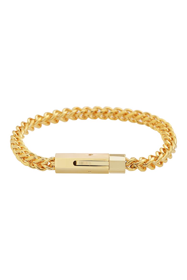 Franco Chain Bracelet, Main, color, GOLD