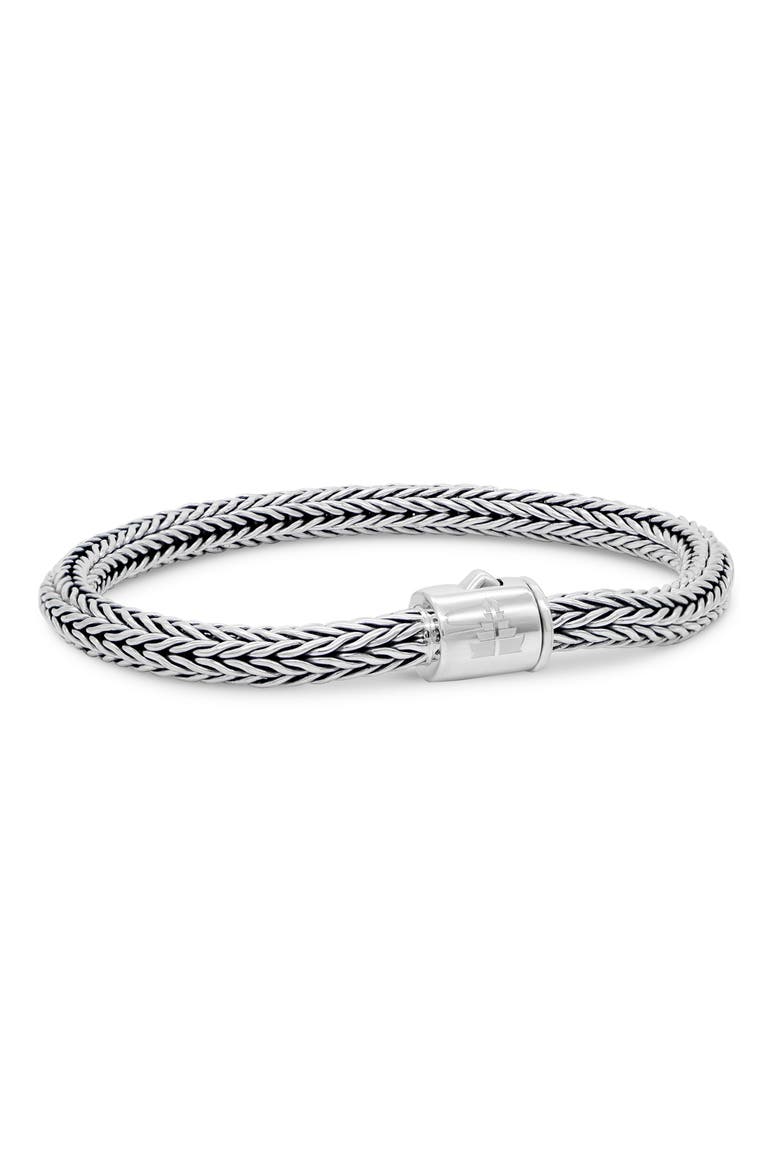 Sterling Silver Chain Bracelet, Alternate, color, SILVER
