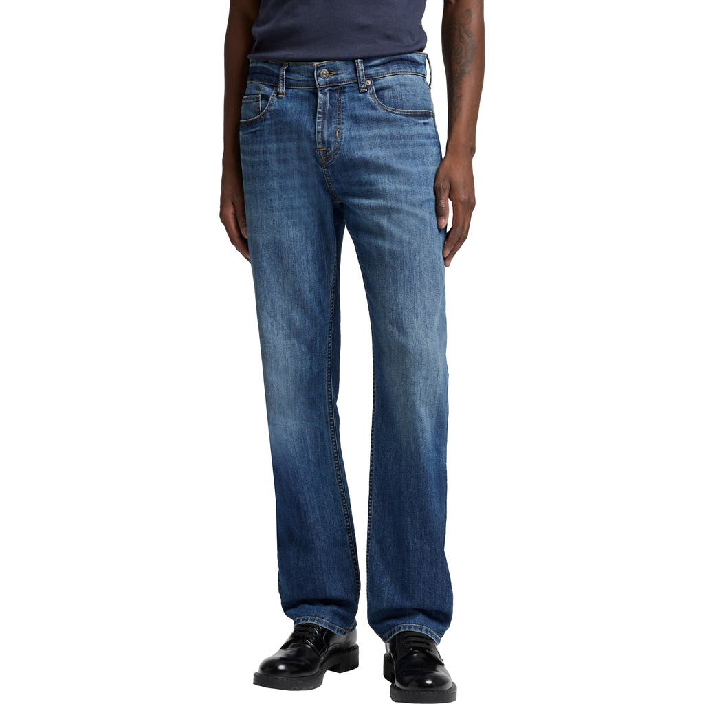 7 For All Mankind Austyn Relaxed Fit Jeans In Fortuna Blue In Fortuna