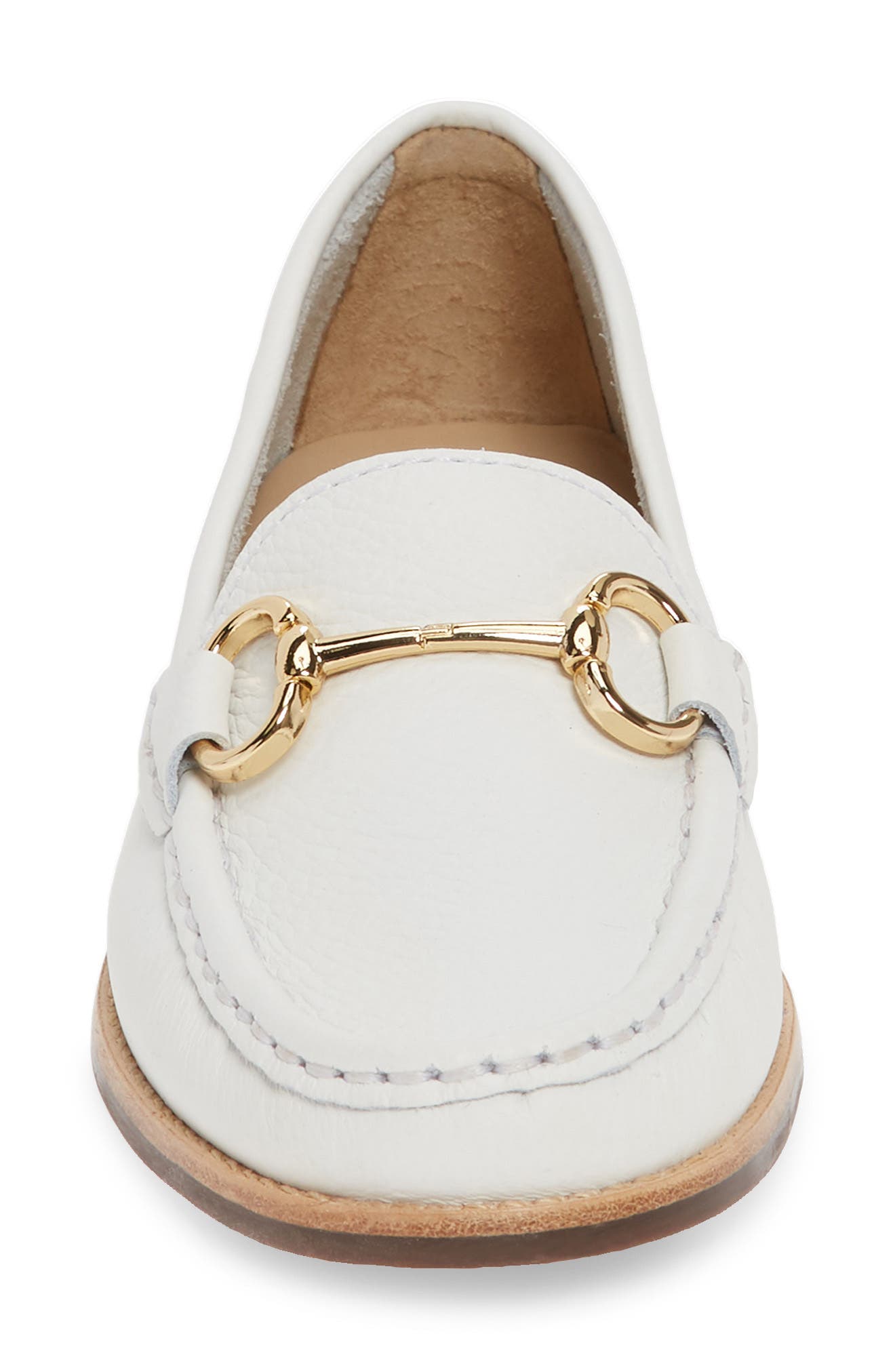 Click Loafer, Alternate, color, WHITE LEATHER