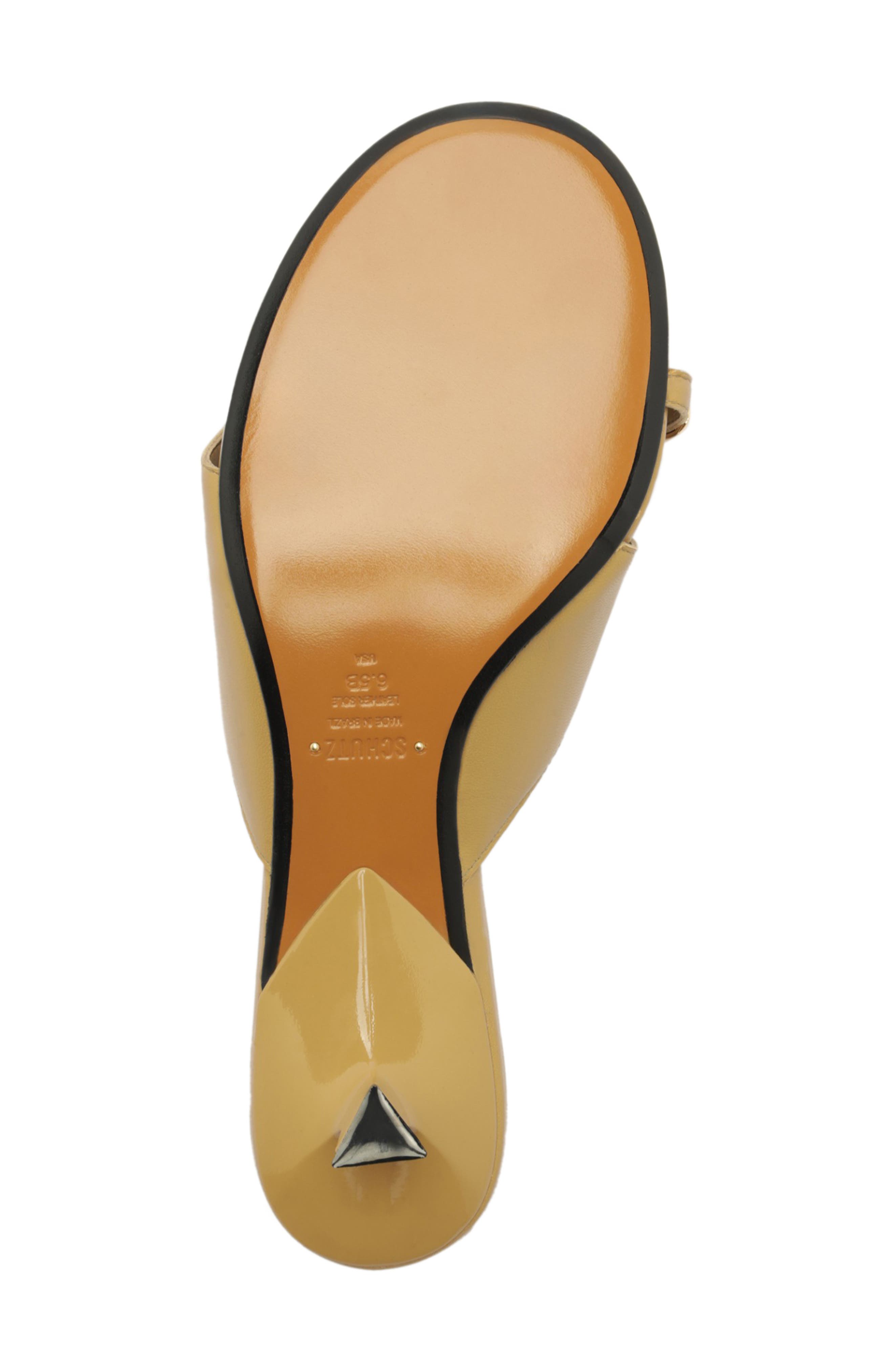 Schutz Elliote Kitten Heel Slide Sandal, Alternate, color, Fig