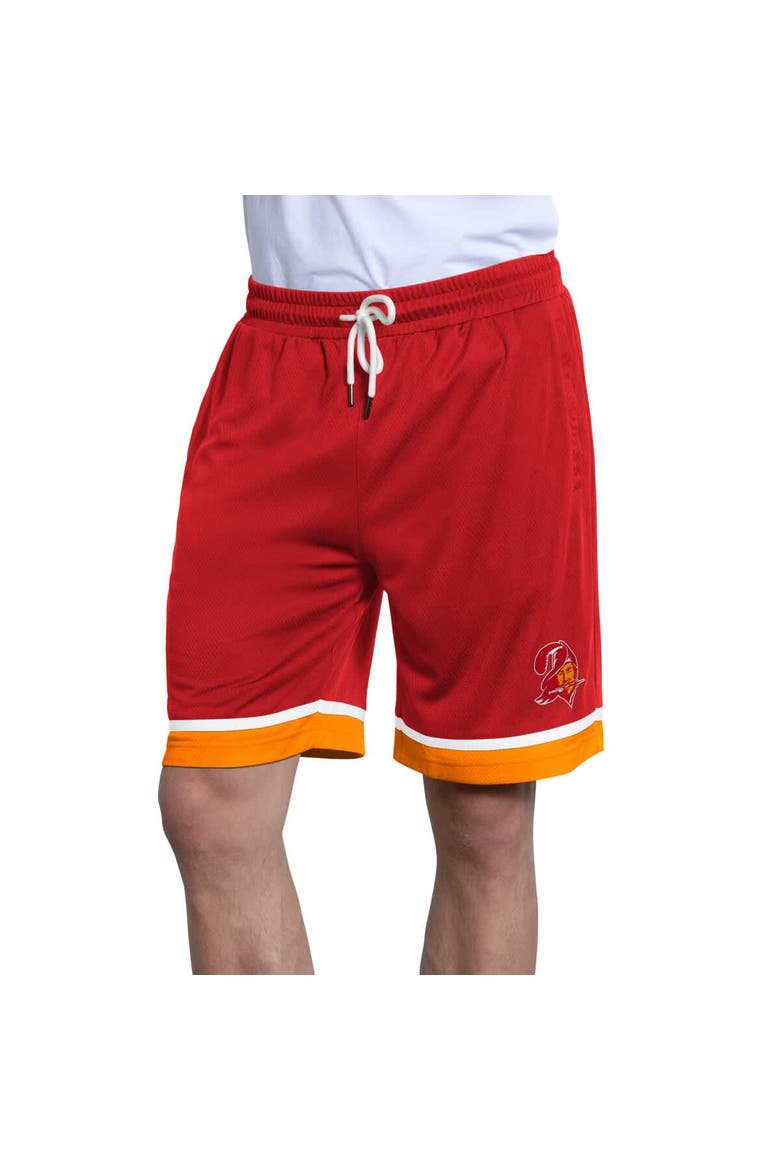 Men's Starter  Red Tampa Bay Buccaneers Throwback Power Play Mesh Shorts, Main, color, Red