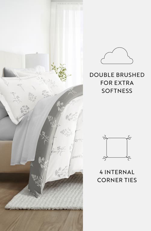 Homespun Bundle Duvet Set In Light Gray