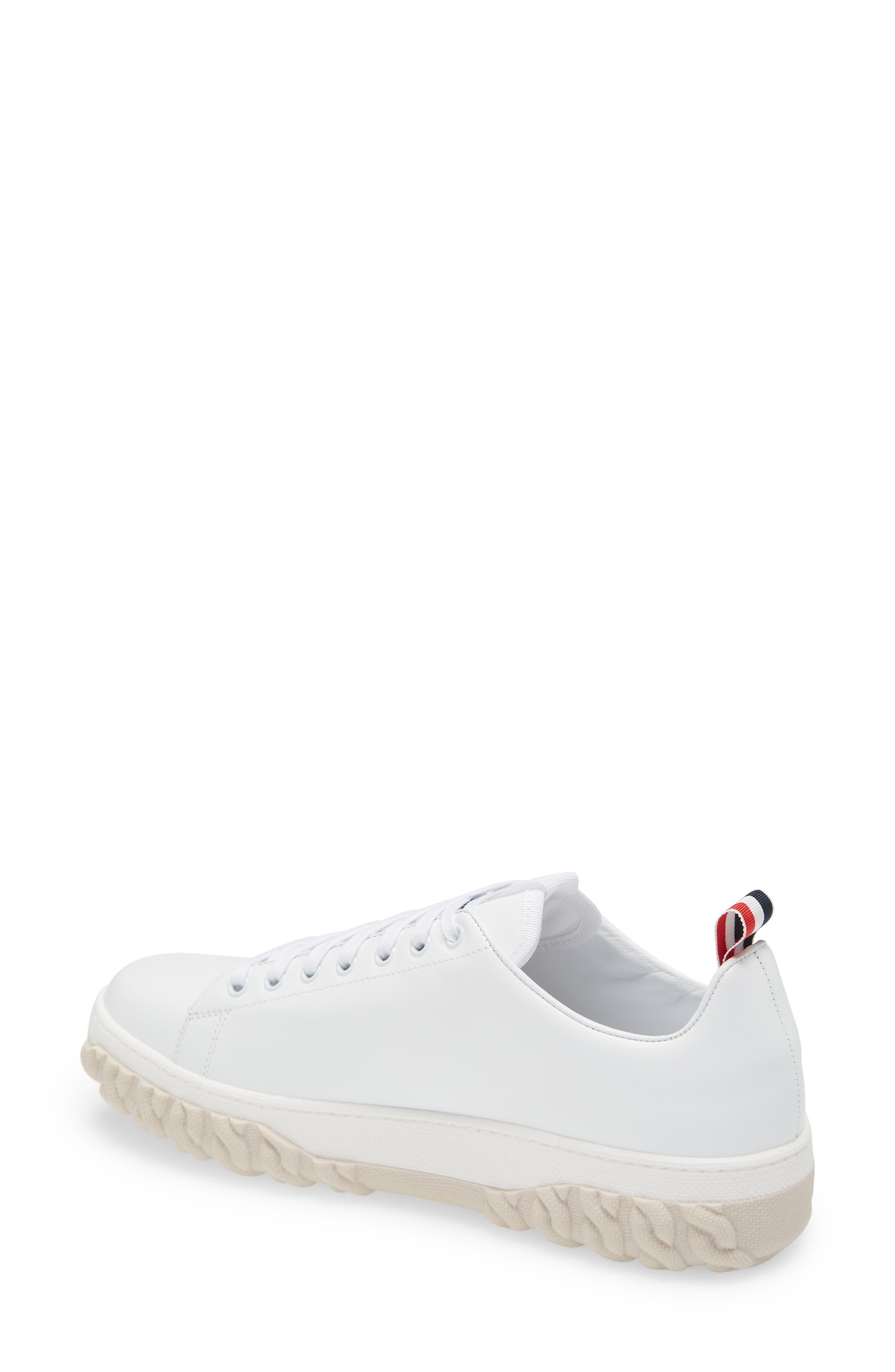 Thom Browne Court Sneaker with Cable Tread, Alternate, color, 
