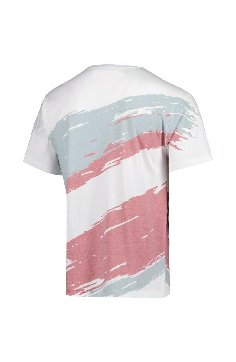 Mitchell & Ness Men's Mitchell & Ness White Texas Southern Tigers Paintbrush Sublimated T-Shirt, Alternate, color, White