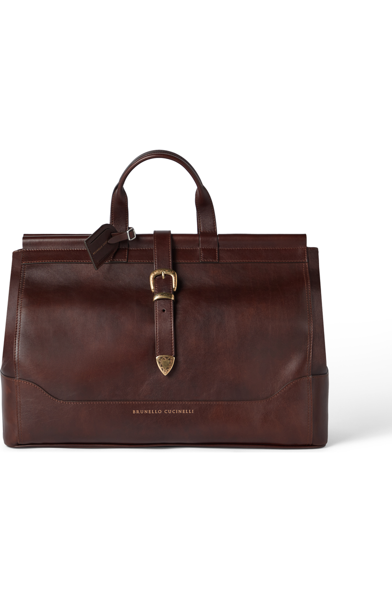 Brunello Cucinelli Calfskin bag, Main, color, Burgundy