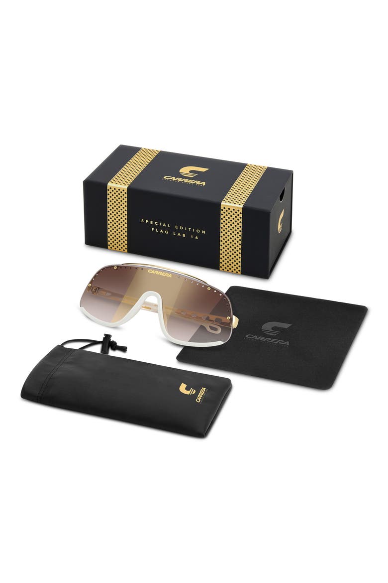 FLAGLAB 16 99mm Gradient Shield Sunglasses, Alternate, color, 0VVP-YK