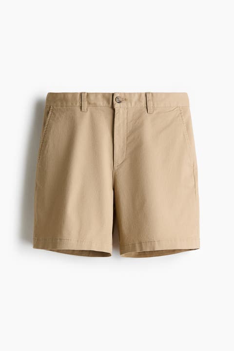Regular Fit Cotton Chino Shorts