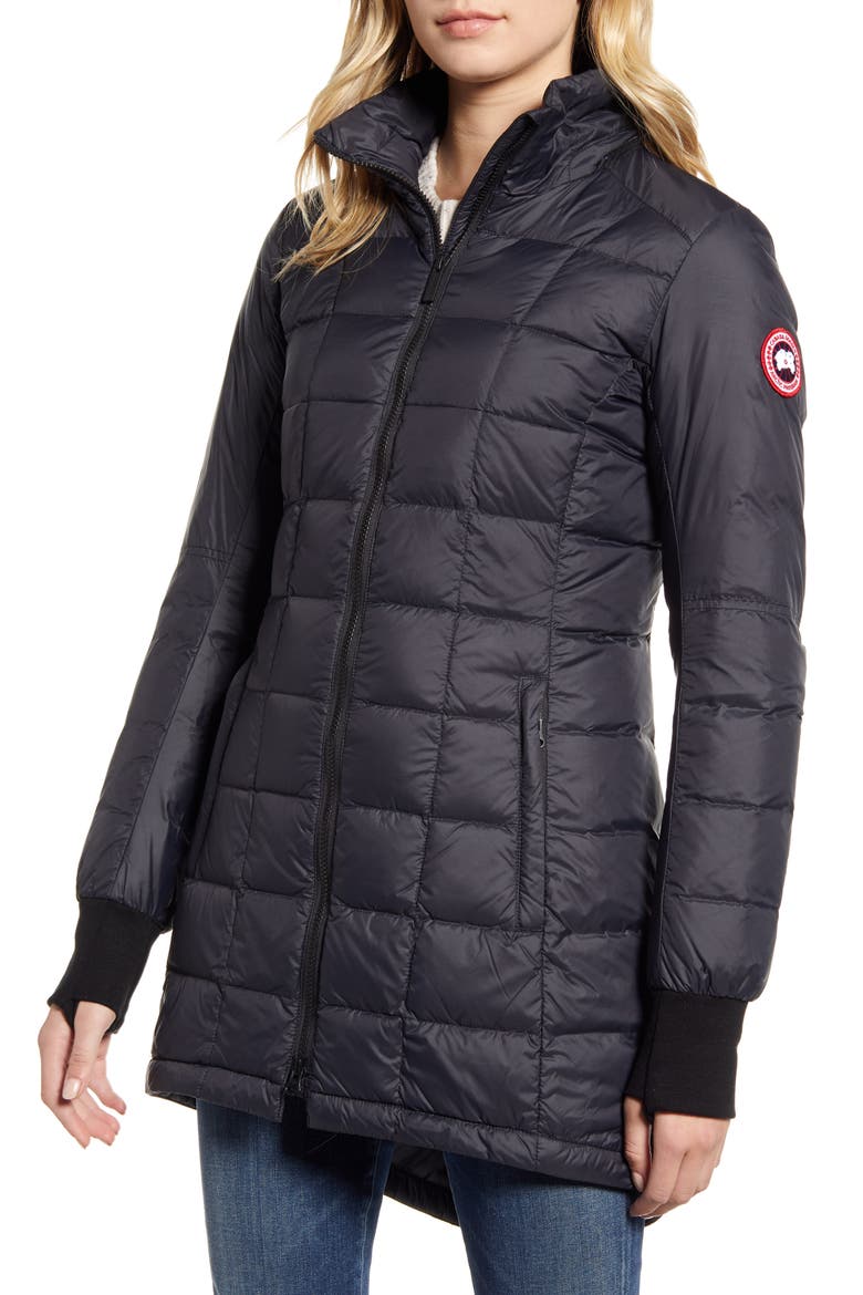 Ellison Packable Down Jacket, Alternate, color, BLACK - NOIR