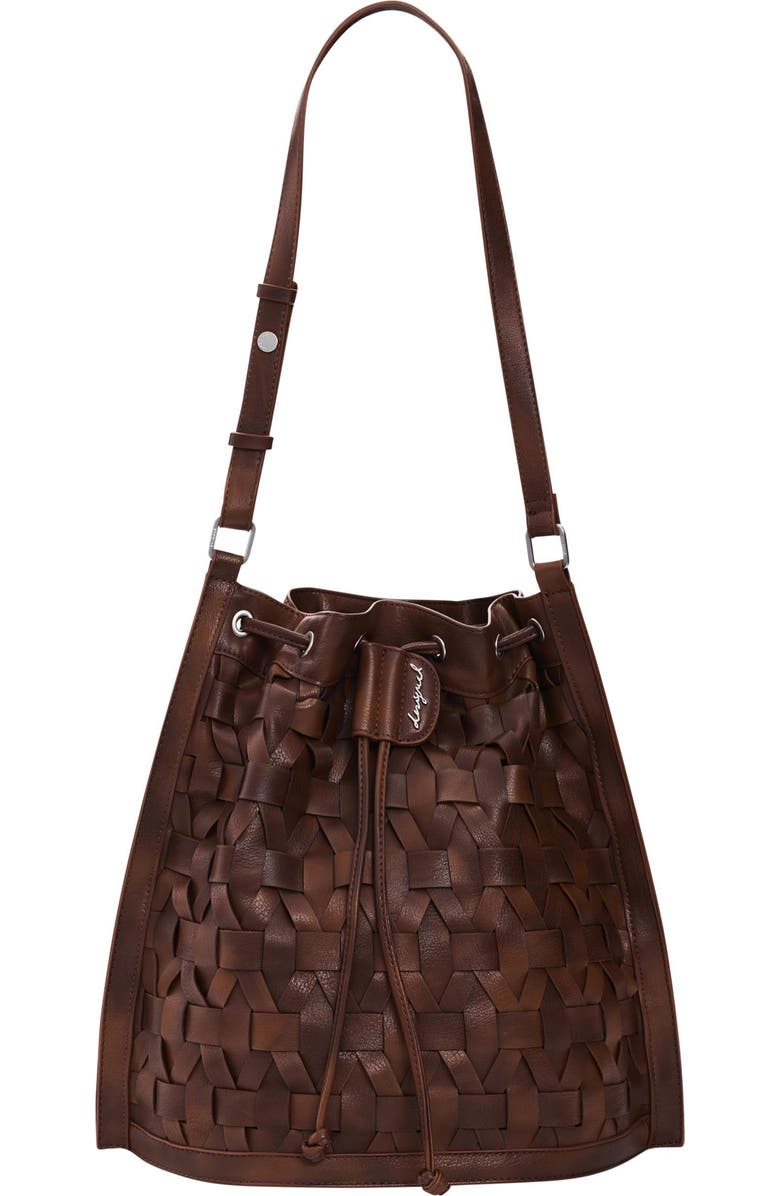 Desigual Medium Faux Leather Backpack, Main, color,