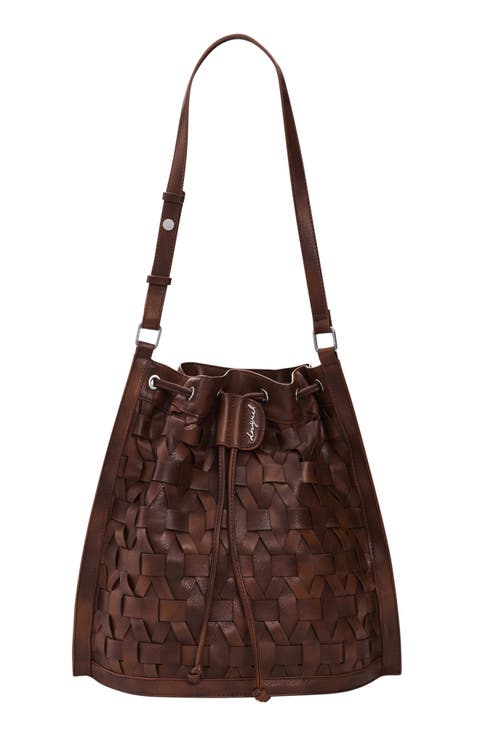 Medium Faux Leather Backpack