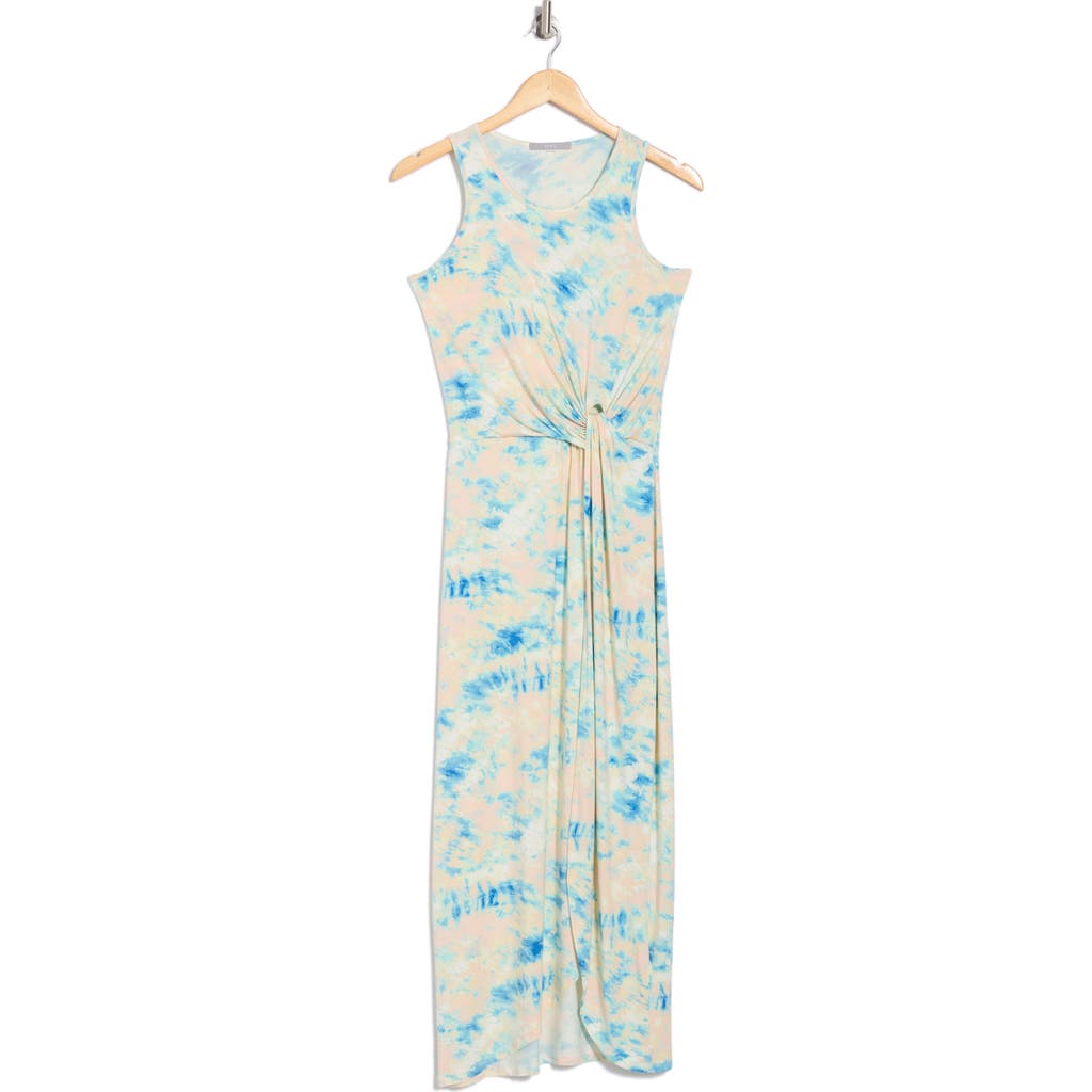 Tart Brett Tie Dye Sleeveless Maxi Dress In Cloud Tie Dye