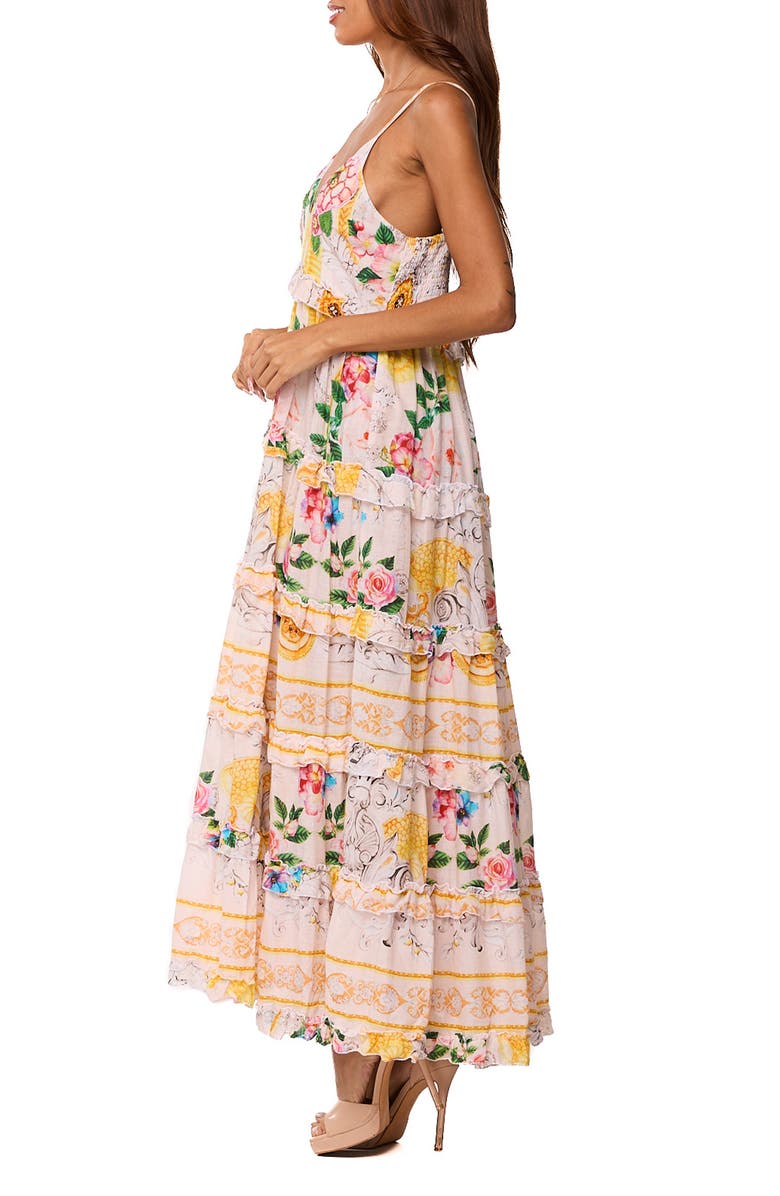 RANEES Sunshine Sleeveless Maxi Dress, Alternate, color, Yellow