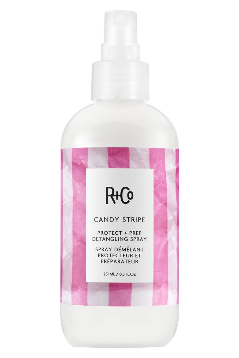 Candy Stripe Protect & Prep Detangling Spray, Main, color, NO COLOR