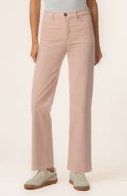 KUT from the Kloth Avery High Waist Ankle Straight Leg Corduroy Pants