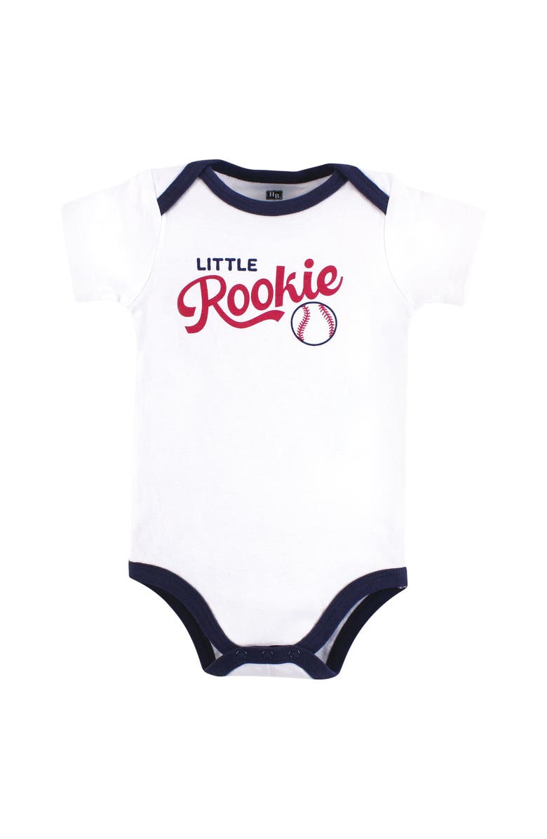 Hudson Baby Little Soft Cotton All-in-One Outfits, Set of 3, Alternate, color, Mommy's All Star