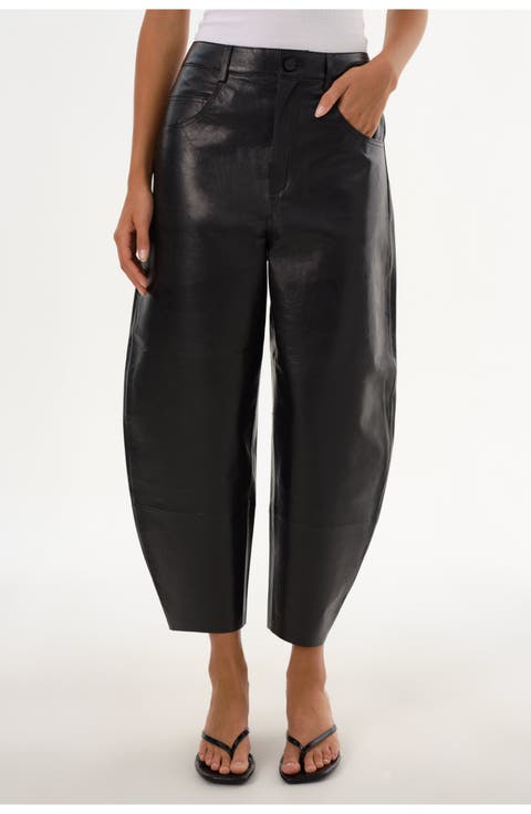 FENNE | Leather Tapered Pant
