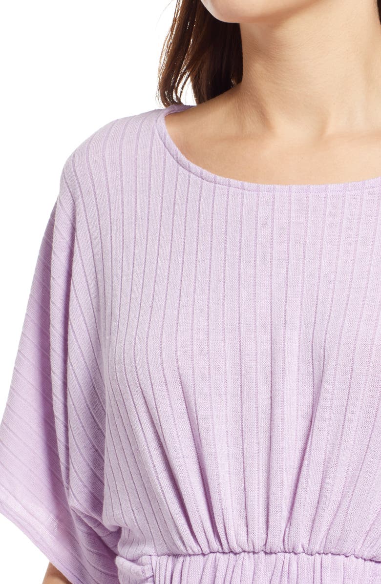 Free People Kelsey Rib Crop Top & Skirt Set, Alternate, color, 