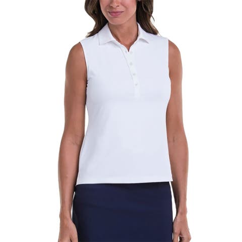 Fairway and Greene Charlotte Sleeveless Womens Golf Polo