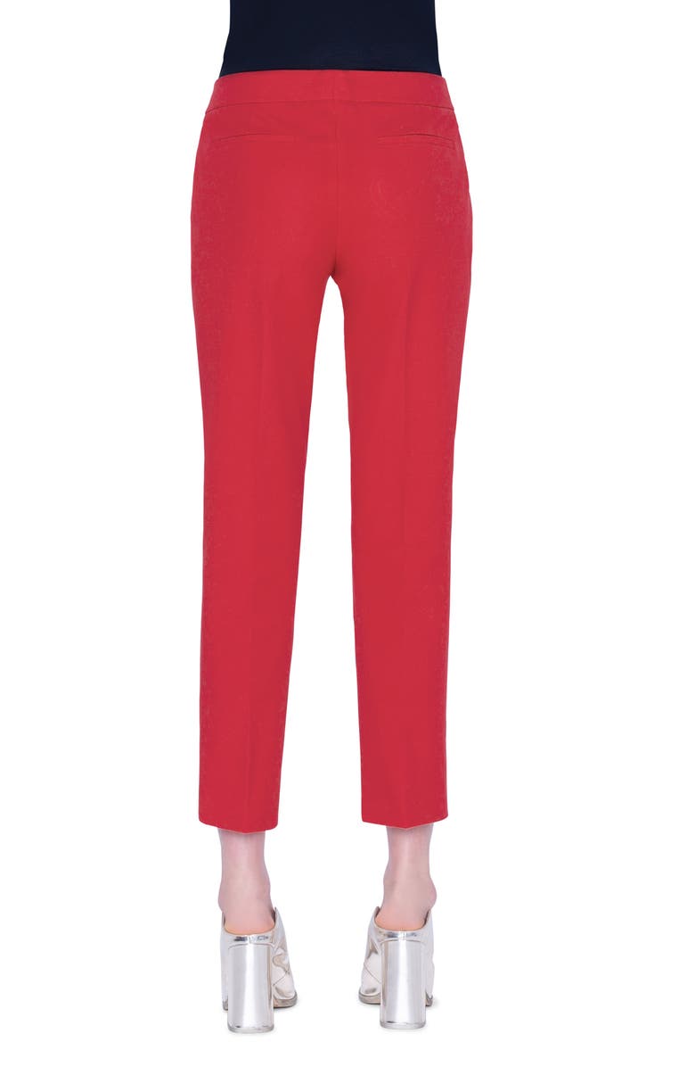 Akris punto Frankie Stretch Cotton Pants, Alternate, color, 