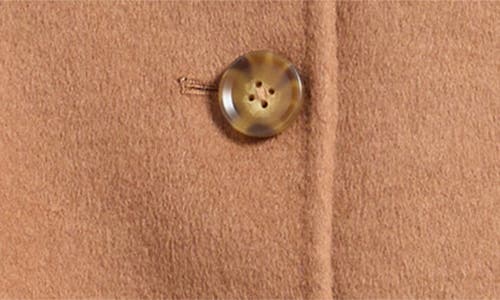 Marine Layer Colette Drape Wool Blend Coat In Brown