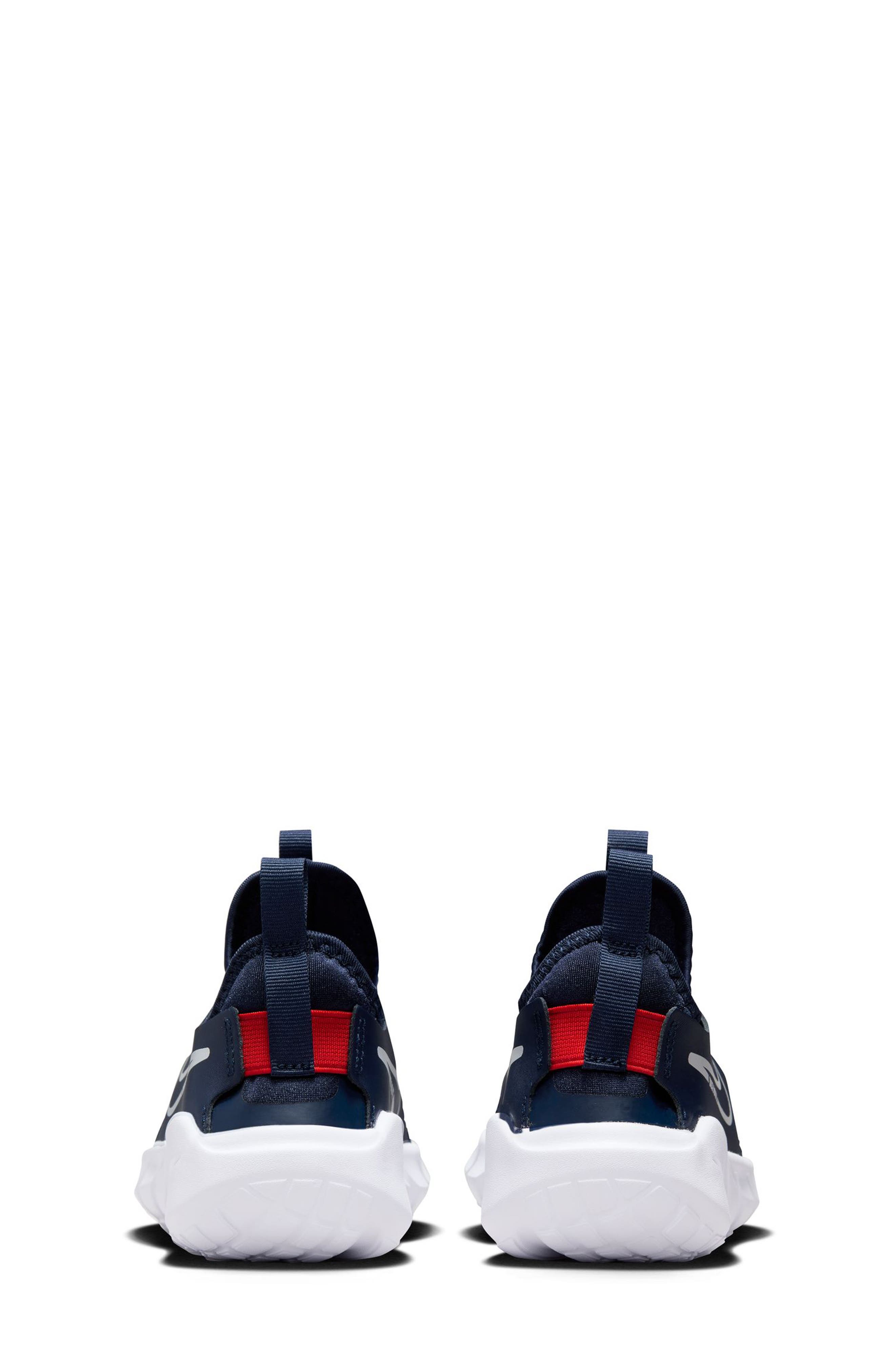 Nike Flex Runner 2 Slip-On Running Shoe, Alternate, color, Navy/ White/ Picante Red