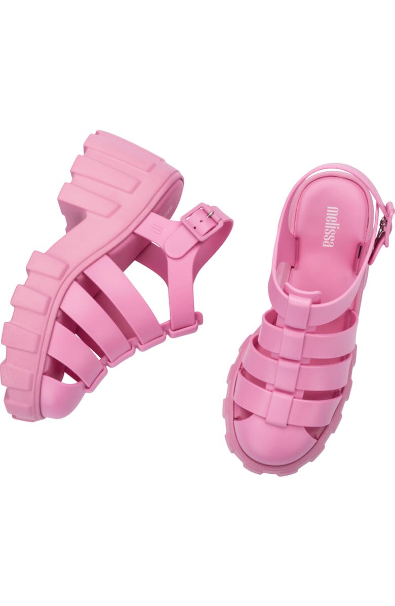Melissa Megan Platform Fisherman Sandal, Alternate, color, Pink