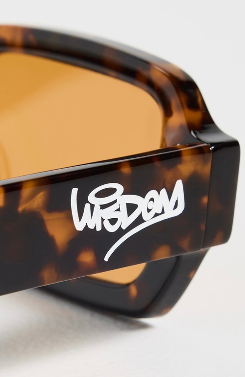 Wisdom Fashion House Low Brim Tiger Frame 54 In Orange